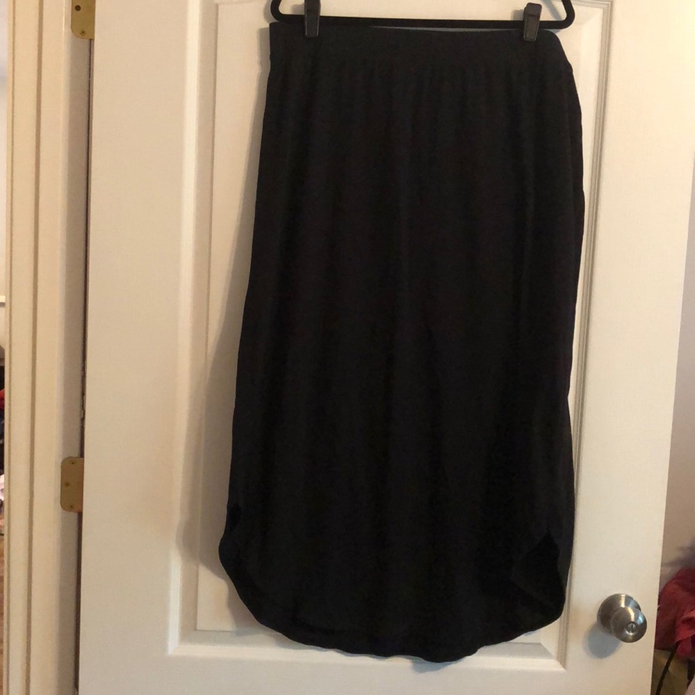 Lane Bryant Black Maxi Skirt 22/24